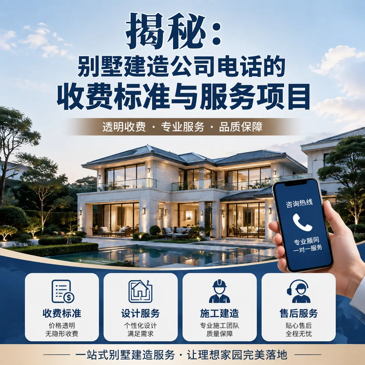 揭秘：务川别墅建造公司电话的收费标准与服务项目