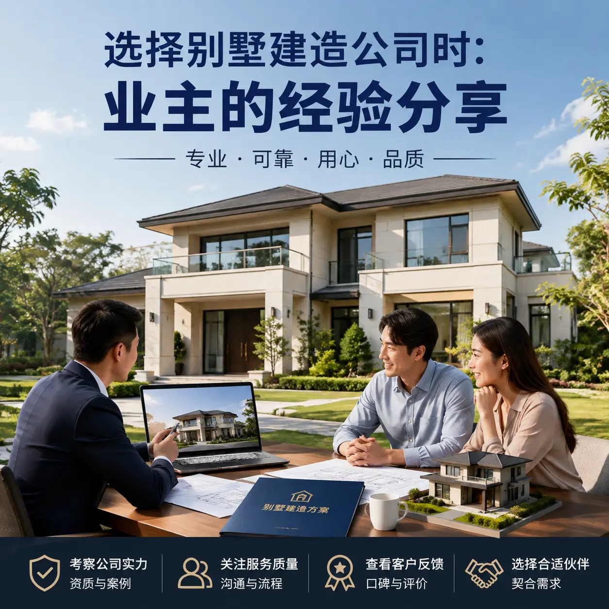 选择别墅建造公司时： 务川 业主的经验分享