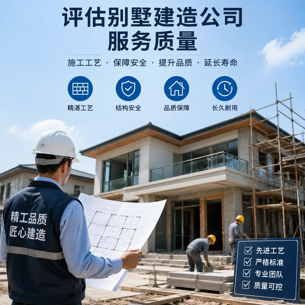 如何评估 务川 别墅建造公司的服务质量？