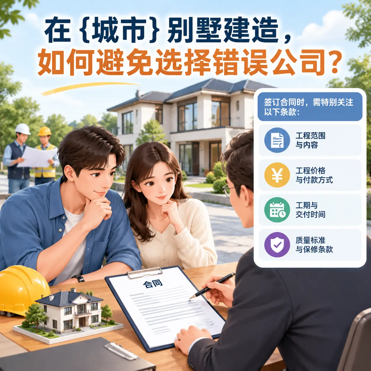 在 务川 别墅建造，如何避免选择错误公司？