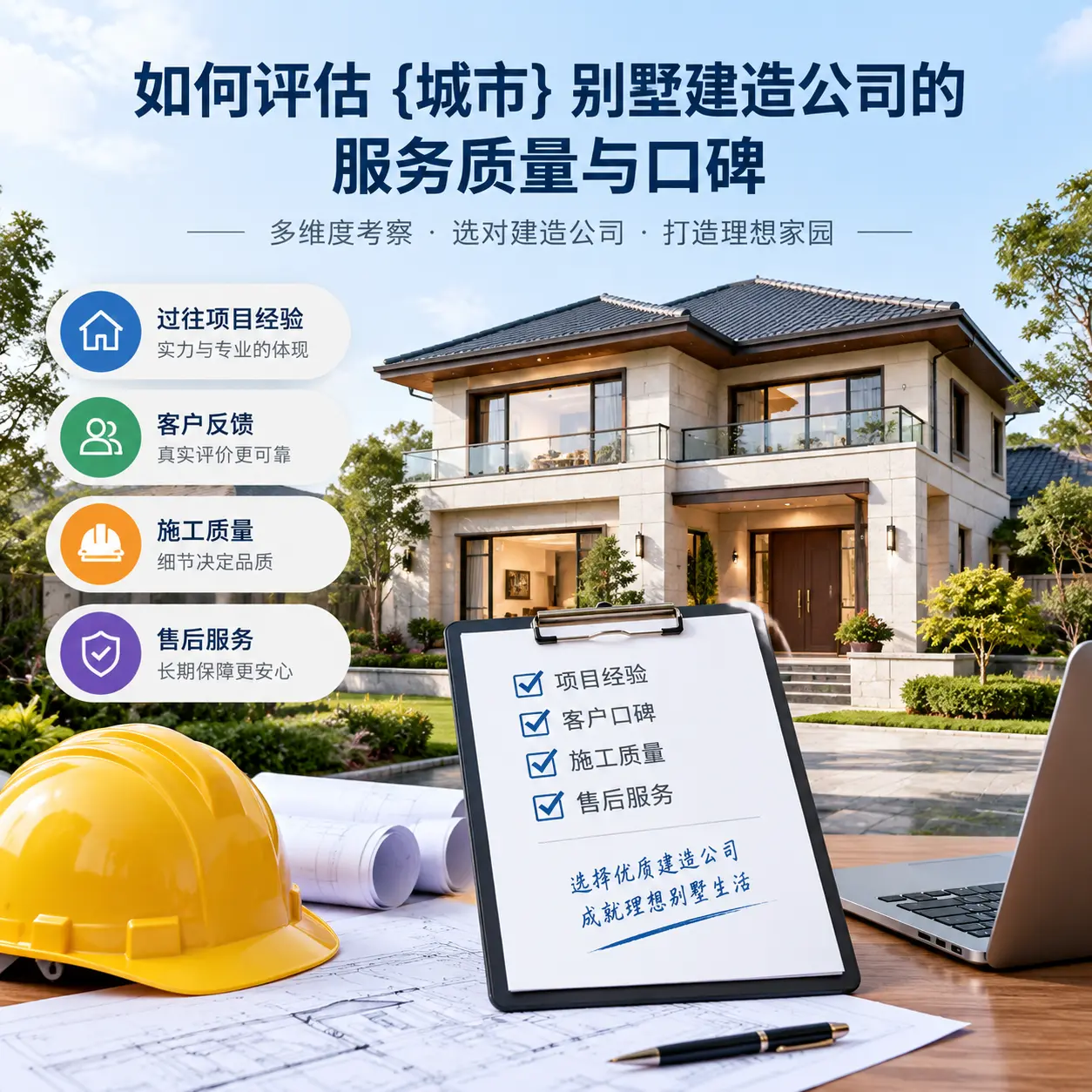 如何评估 务川 别墅建造公司的服务质量与口碑