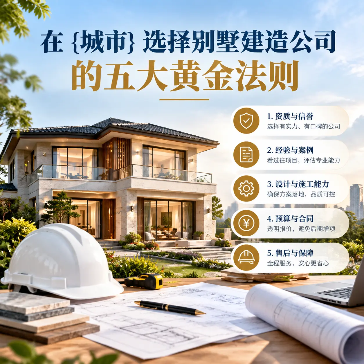 在 务川 选择别墅建造公司的五大黄金法则
