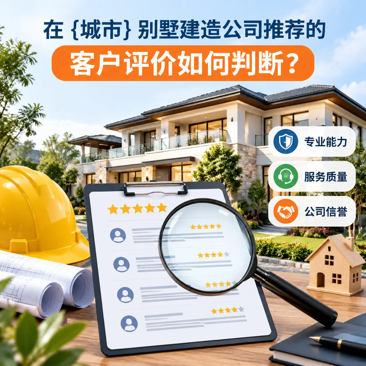 在 务川 别墅建造公司推荐的客户评价如何判断?