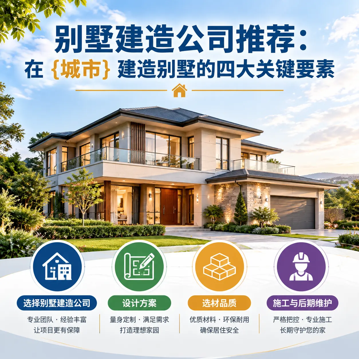 别墅建造公司推荐：在 务川 建造别墅的四大关键要素