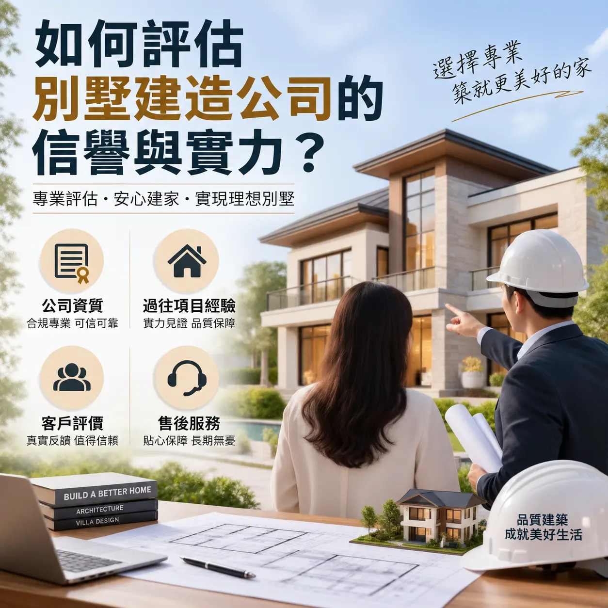 如何评估 务川 别墅建造公司的信誉与实力？