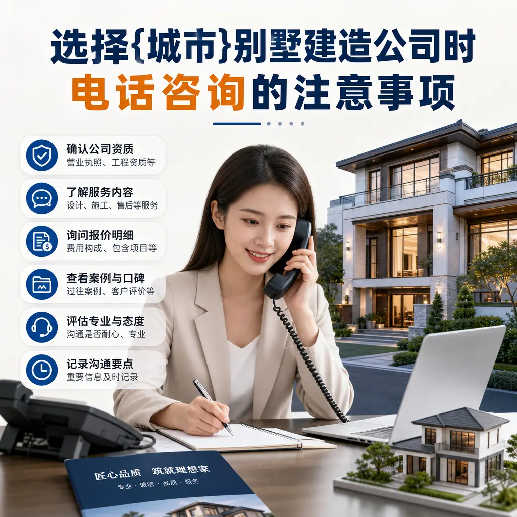 选择务川别墅建造公司时,电话咨询的注意事项