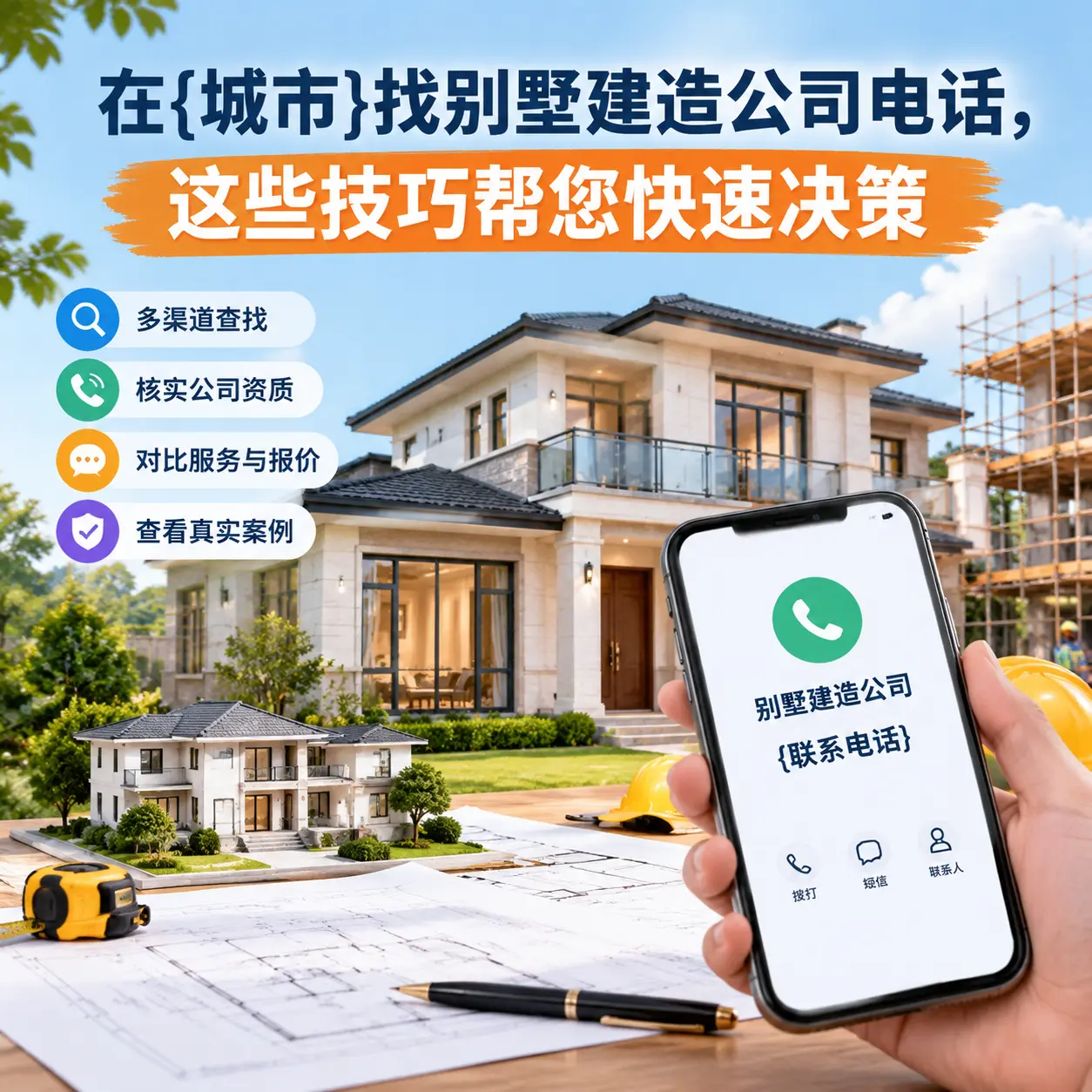 在务川找别墅建造公司电话，这些技巧帮您快速决策