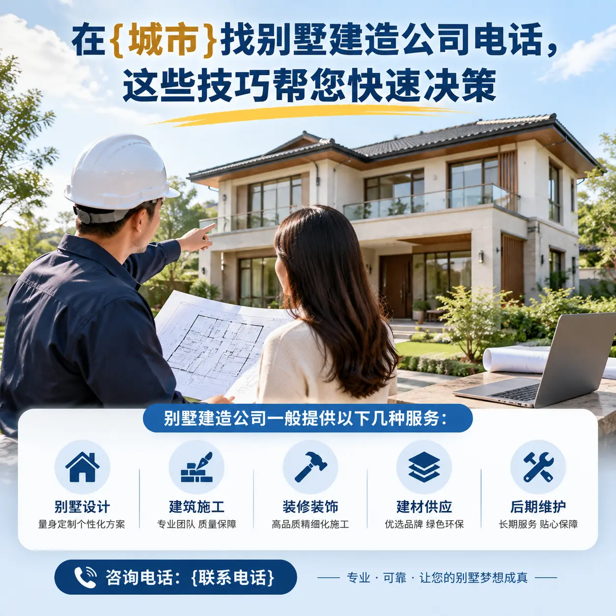 在务川找别墅建造公司电话，这些技巧帮您快速决策
