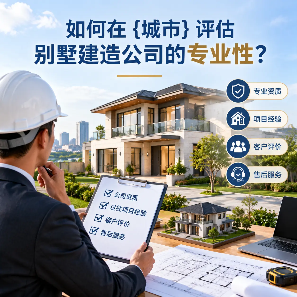 如何在 务川 评估别墅建造公司的专业性?