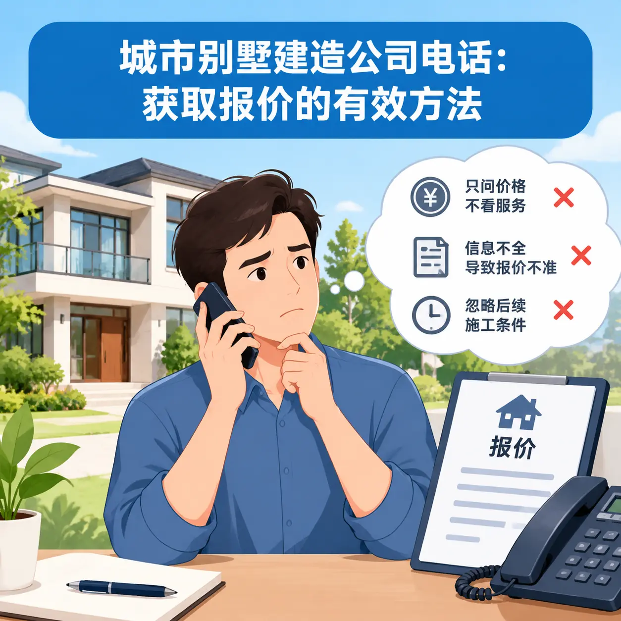 务川别墅建造公司电话:获取报价的有效方法