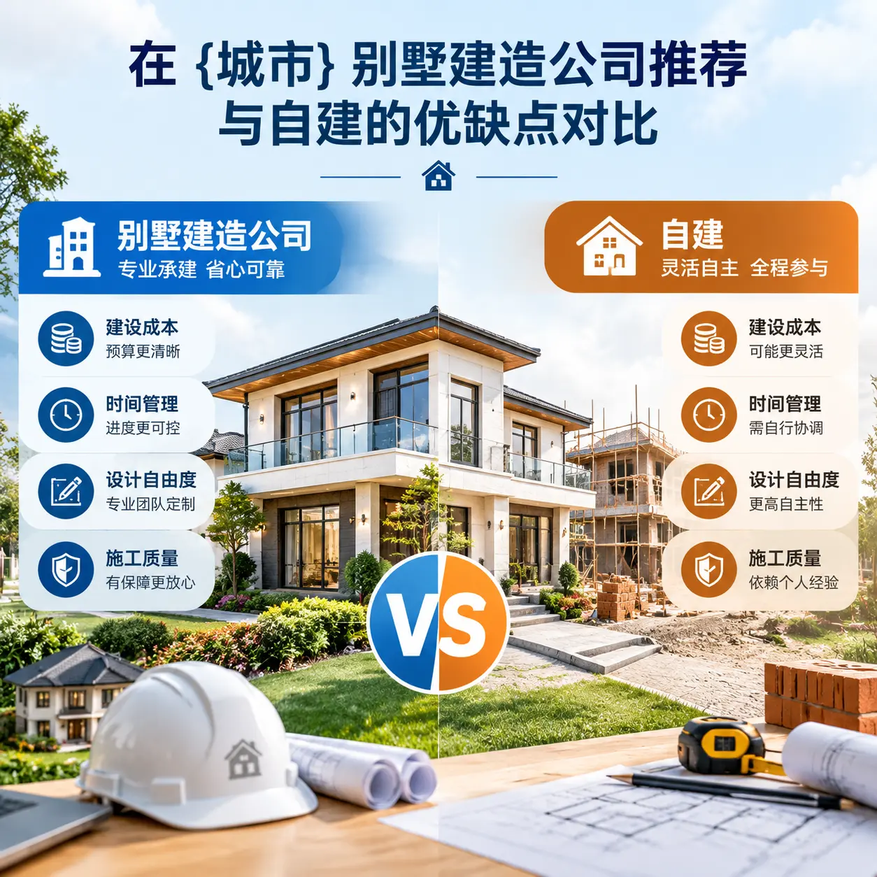 在 务川 别墅建造公司推荐与自建的优缺点对比